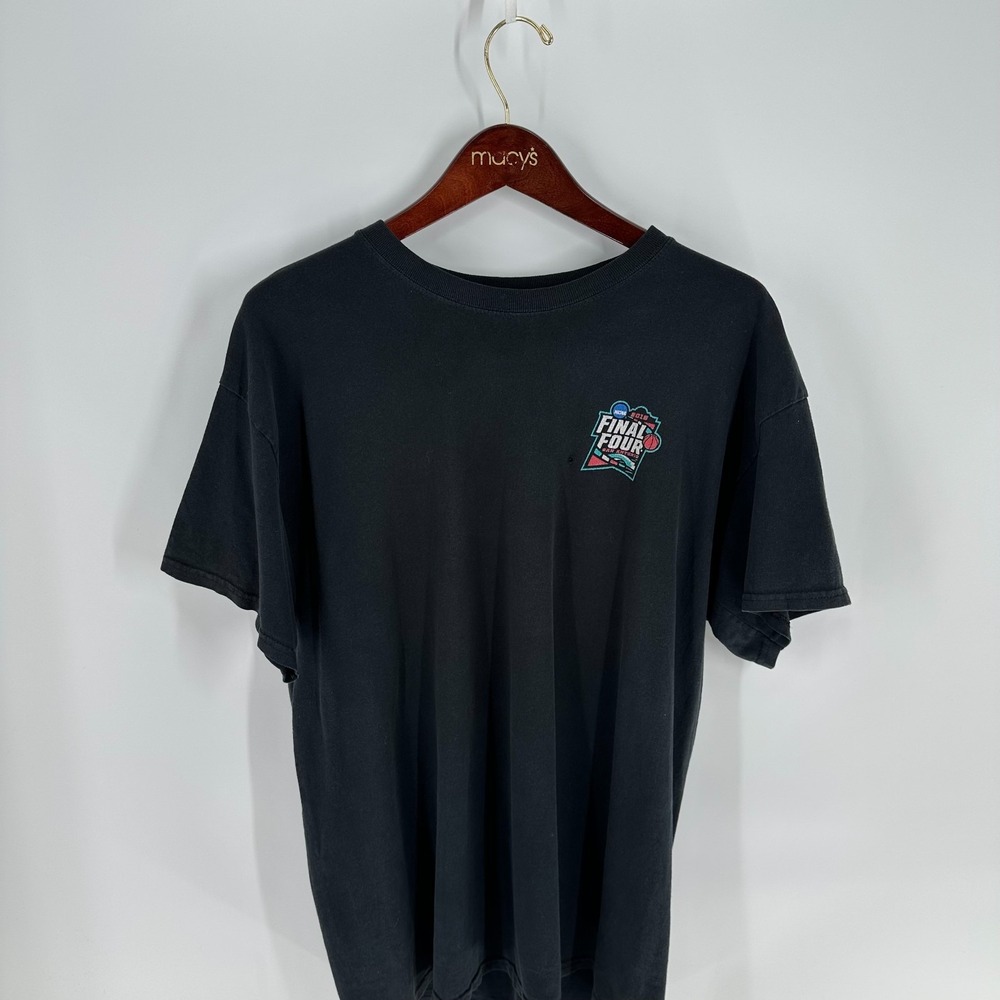 2018 NCAA Basketball Final Four T-Shirt San Antonio Alamo Dome Black L